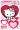 Hello Kitty Wall Sticker 45x60cm